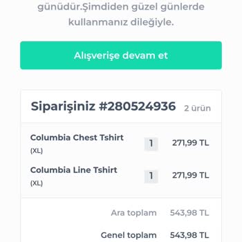 Perfacts Wear Firmasından Siparişimde Sorun Yaşadım