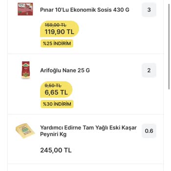 Migros Teslim Edilmeyen Ürünler!