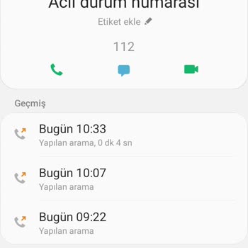 Samsung Telefon 112'Yi Arıyor