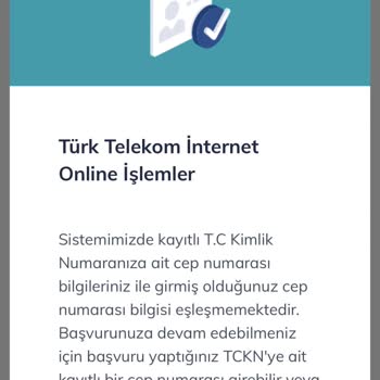 Türk Telekom Algoritma Hatası, T. C. İle Numara Eşleşmiyor Diyor