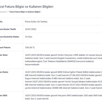 Türk Telekom Haksız Yere Fazladan Fatura Kesiyor.