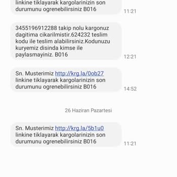 Aras Kargo Sipariş Teslim Edememe Sorunu