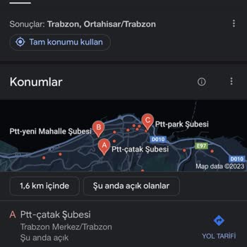 PTT Kargo PTT Trabzon Çatak Şubesi