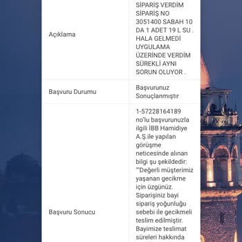 Hamidiye Su 3 Gündür Su Siparişi Gelmedi