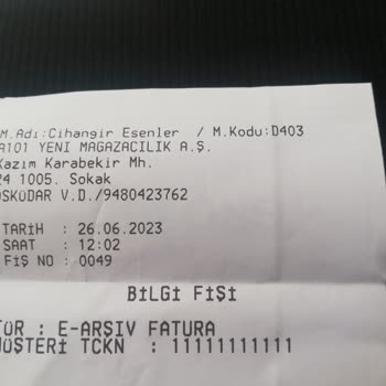 A101 Saygısız Personel Davranışları