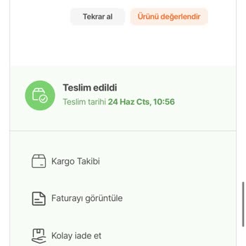 Hepsiburada Kargom Teslim Edildi Gözüküyor