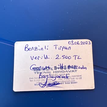 Şahin Teknik Hırdavat (Kayseri) Problemli Ürünü İade Değişim Yapmıyor