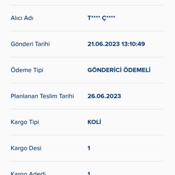 Aras Kargo Kargo Teslim Edilmemesi