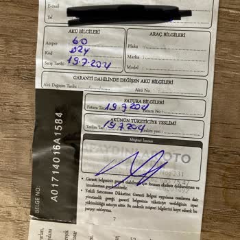 Varta Akü Garantili Aküye Bakılmaması