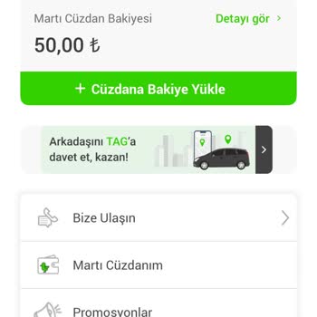 Martı Bakiye Talebi