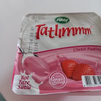 Sütaş Bozuk Puding Küflenmiş