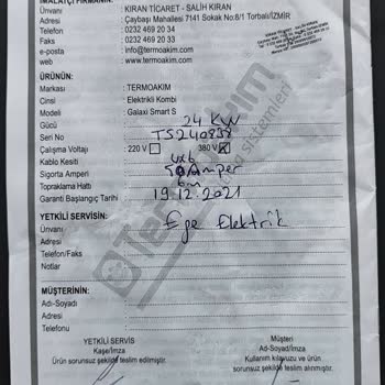 Manisa Saruhanlı Termoakım Servisinin Umursamazlığı