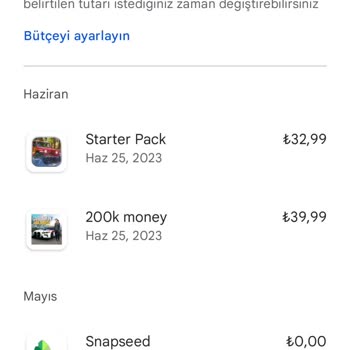 Google Play İade Yi Geri Dönüş