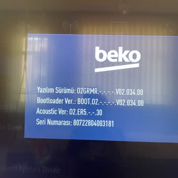 Beko Teknik Servis (Özel) Ekran Problemi Çizgiler
