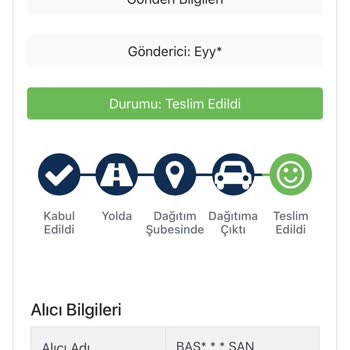 Kargoist Teslim Edildi Olarak Görünen Teslim Edilmeyen Kargo!