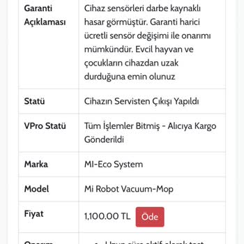 Ouno Service İlgisizliği
