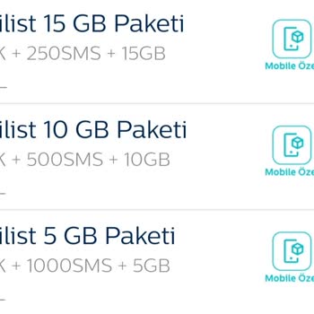 Türk Telekom Fazla Alınan Paket Tutarı.