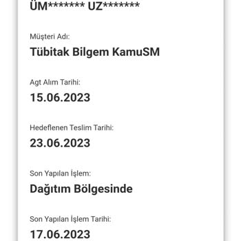 AGT Kurye (aynigunteslim.com) Hayal Kırıklığı Firma
