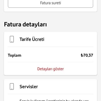 Vodafone Hattımdan İzin Almadan 70 TL Kesinti Yapıldı