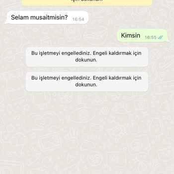 WhatsApp Yabancı Numaradan Mesaj