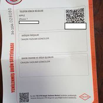 Vodafone'dan Aldığım Yenilenmiş İphone 7 Cihazımda Isınma, Donma Ve Pil Sorunu Var.