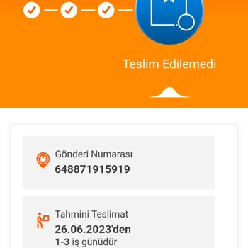 MNG Kargo'nun 648871915919 Numaralı Kargosu