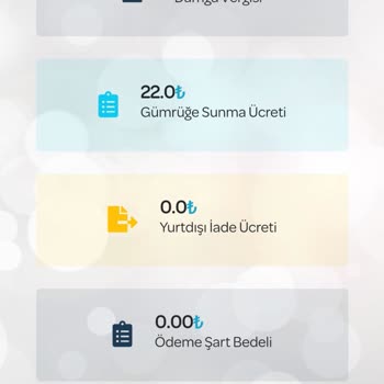 PTT Kargo Yanlış Hesaplanan Gümrük Vergisi