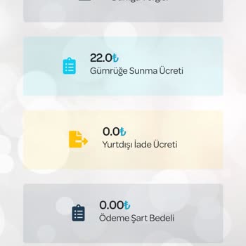 PTT Kargo Yanlış Hesaplanan Gümrük Vergisi