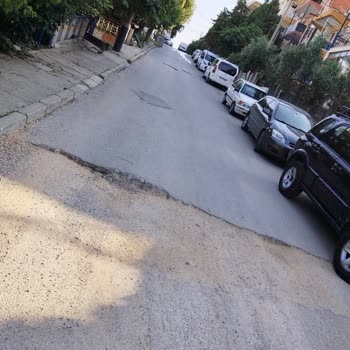 Bornova Belediyesi Bozulmuş Yol Oluşumu