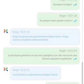 Çiçek Sepeti Teslim Edilmemiş Ürün