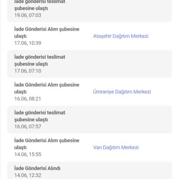 Hepsiburada İade Kargo Ciddiyetsizliği