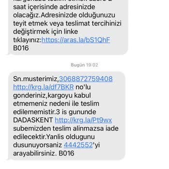 Aras Kargo Şikayet, Muhatap Bulamıyorum