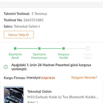Trendyol Express Çalışan Saygısızlığı ve Küfür Etmesi