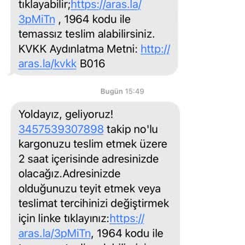 Aras Kargo Eve Gelmedi Gelmiyordu