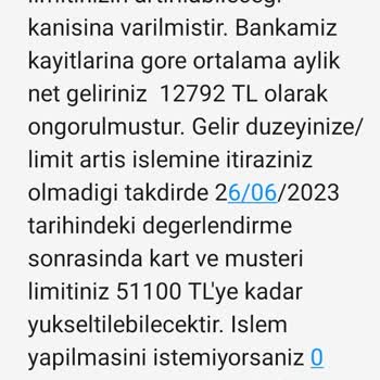 İş Bankası Otomatik Kredi Limiti Arttırma