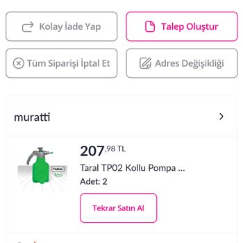 Pazarama Maximum Ürün İade Problemi