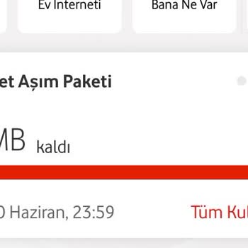 Vodafone Yanlış Paket Aşım Bedeli Yansıtması