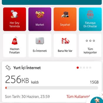 Vodafone Yanlış Paket Aşım Bedeli Yansıtması