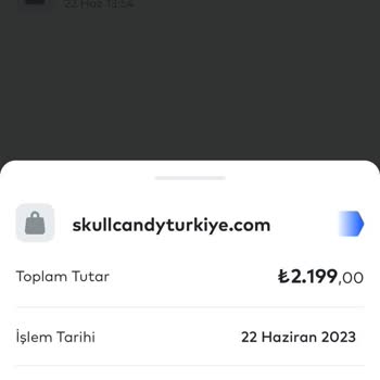 Parası Ödenmiş Ürün Ortada Yok Skullcandy