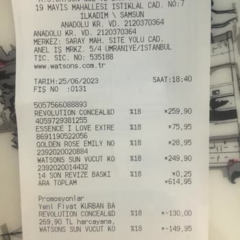 Watsons Ürün Memnuniyetsizliği, Ürünün Bozuk Olma İhtimali