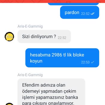 Ariscasinogaming Para İstiyorlar Ödemeyi Para Yolladıktan Sonra Vereceklerini S