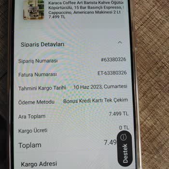 Karaca Home Firmasının Çalıştığı Sendeo Kargo