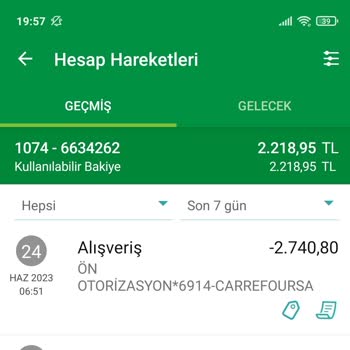 Carrefour SA Benim Haberim Olmadan Banka Hesabım Özeri Alışveriş Olmuş