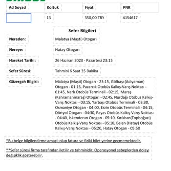 Öz Has Bingöl Turizm İnsancıl Olmayan Üslup Bağırma Ve Otobüsten Atma Tehdidi