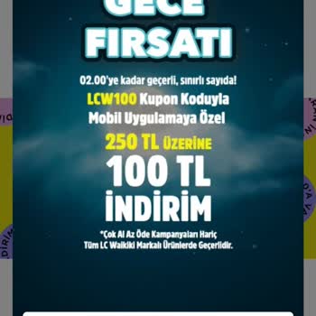 LCW İndirim Kodu Kullandırmıyor