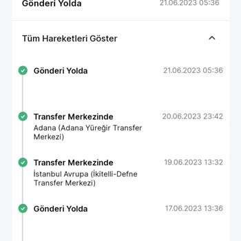 Trendyol Express Gelmeyen Ve Hareketsiz Bekletilen Kargo