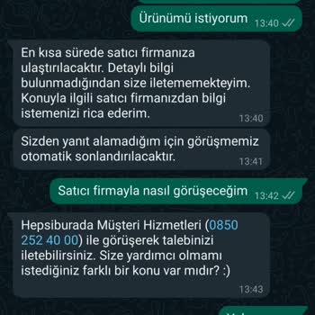 Hepsiburada Ürünüme Bilgim Dışında İade İşlemi Yaptı.
