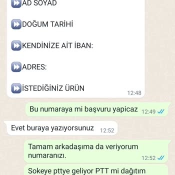 Evde Ek İş İlanı İle İlgili Şüpheli Mesaj