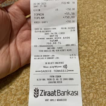 Ziraat Bankası Bankkart Lira Talebi