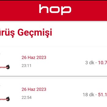 Hop Scooter Uygulamasında Fazladan Para Çekimi
